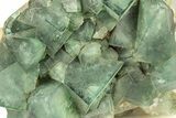 Green, Fluorescent, Cubic Fluorite Crystals - Madagascar #256748-1